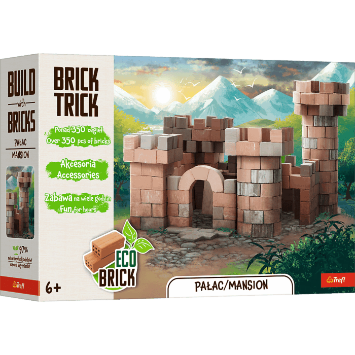 Klocki ceramiczne Brick Trick - Pałac/Mansion - opakowanie Klocki ceramiczne Brick Trick - Pałac/Mansion - opakowanie