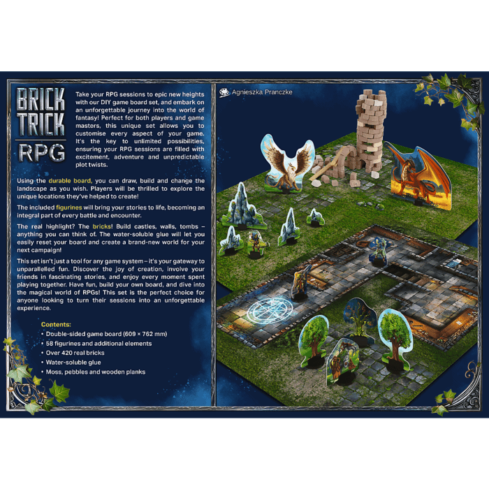 Klocki ceramiczne Brick Trick - RPG - tył opakowania
