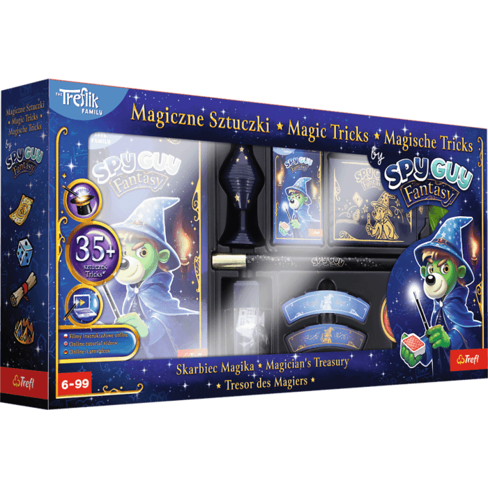 Zabawka Skarbiec Magika, Magiczne Sztuczki Spy Guy - opakowanie