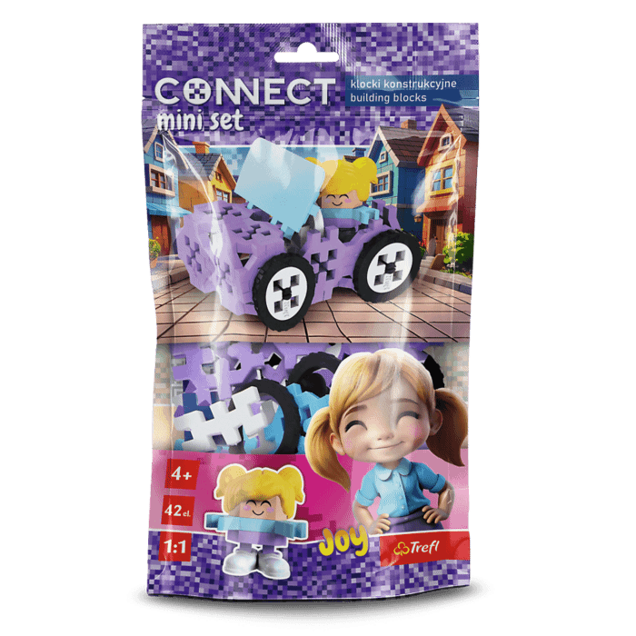 Zestaw klocków Connect Mini set - Mini samochód - opakowanie 