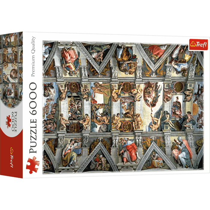 Sklepienie Kaplicy Sykstyńskiej - puzzle 6000 elementów od Trefl Sklepienie Kaplicy Sykstyńskiej - puzzle 6000 elementów od Trefl