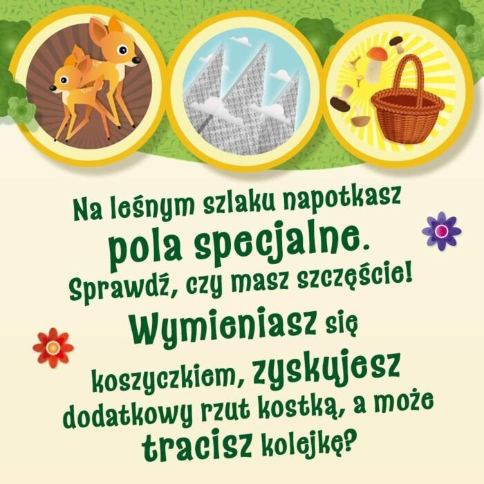 Grzybobranie w zielonym gaju - pola specjalne 