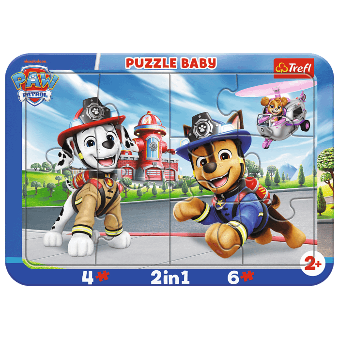 Puzzle ramkowe Baby Psi Patrol, Pieseczki