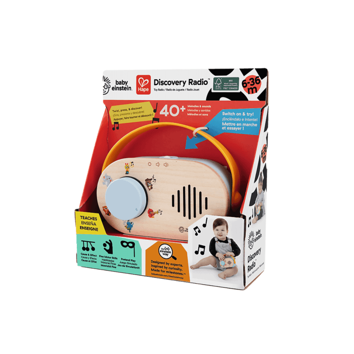 Zabawka Hape Baby Einstein: Magiczny Dotykowy Radyjko Zabawka Hape Baby Einstein: Magiczny Dotykowy Radyjko