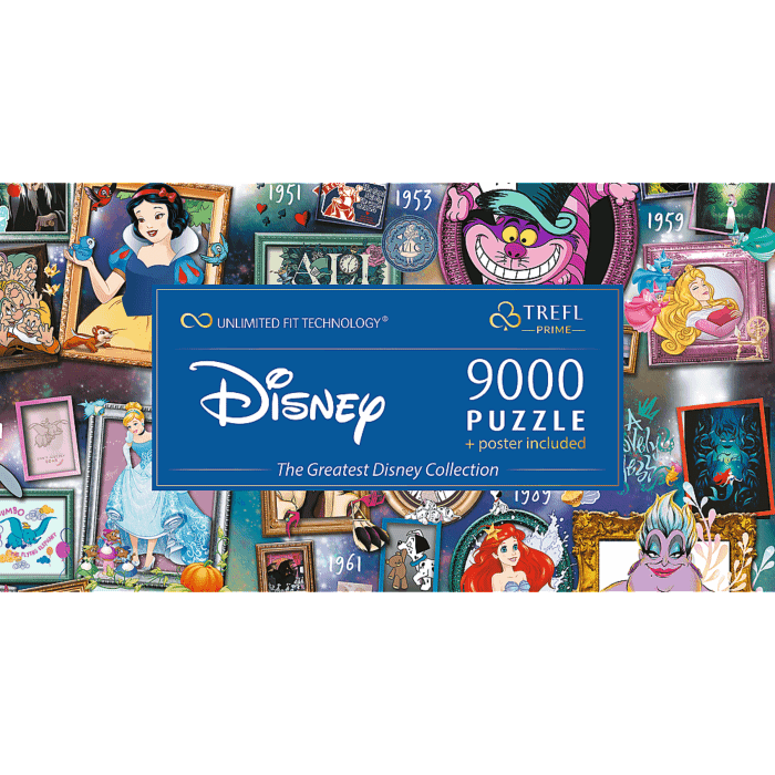 The Greatest Disney Collection - puzzle 9000 elementów | Trefl