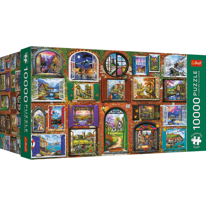 Puzzle Premium Plus Quality 10000 el. Windows of the Seasons - opakowanie 