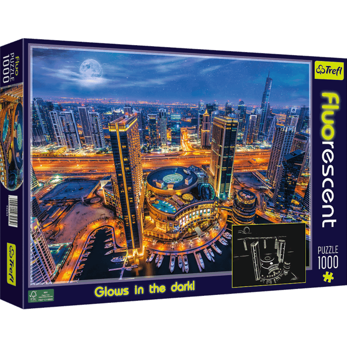 Puzzle fluorescencyjne 1000 el., Dubai