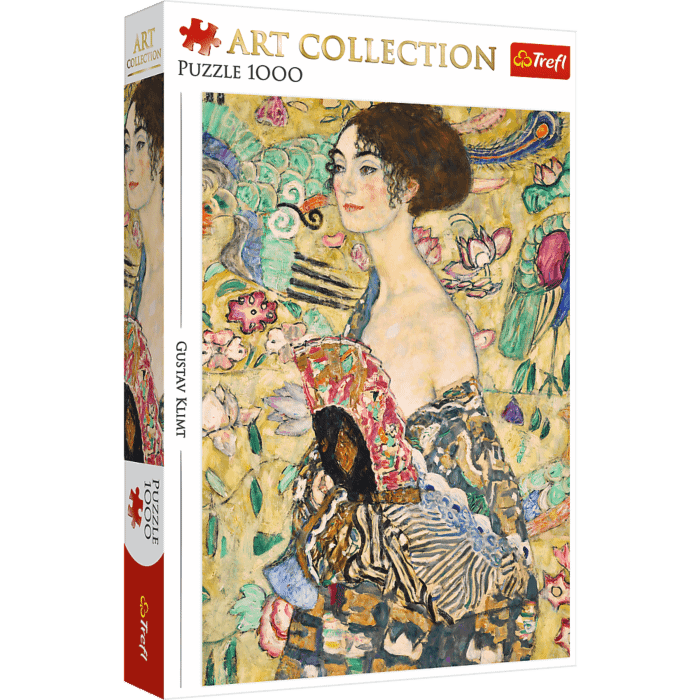 Puzzle Art Collection 1000 el. Dama z wachlarzem - opakowanie Puzzle Art Collection 1000 el. Dama z wachlarzem - opakowanie