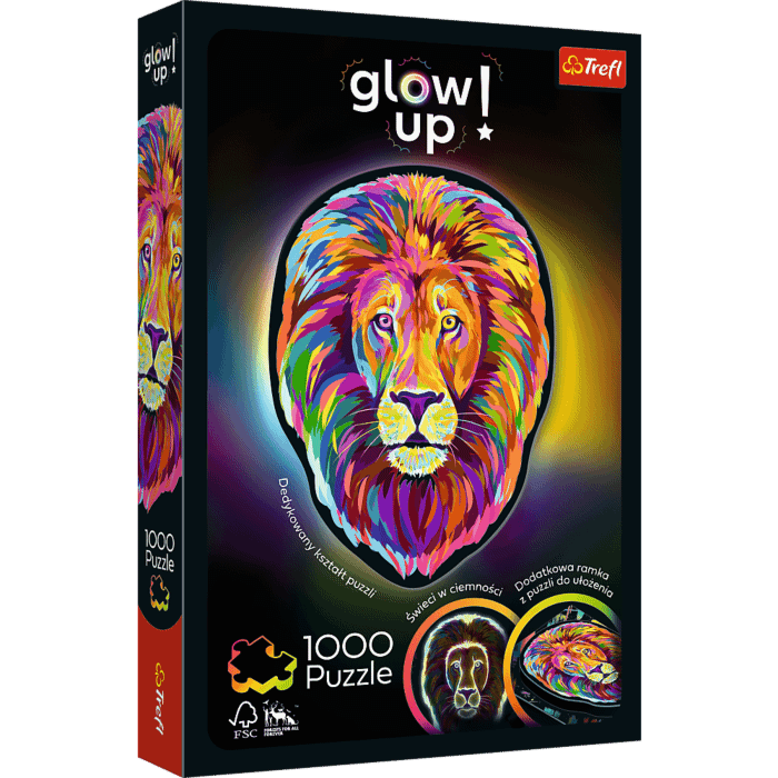 Puzzle 1000 el. Glow up Lew - opakowanie 