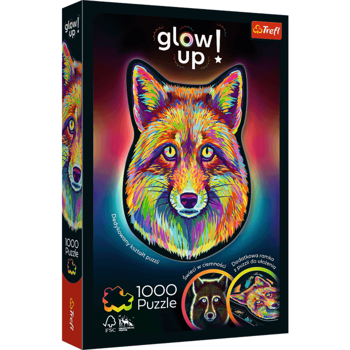 Puzzle 1000 el. Glow up Lisek - opakowanie 