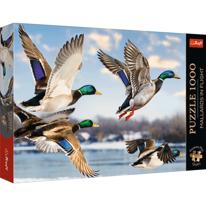 Puzzle Premium Plus Quality 1000 el. Mallards in Flight - opakowanie Puzzle Premium Plus Quality 1000 el. Mallards in Flight - opakowanie