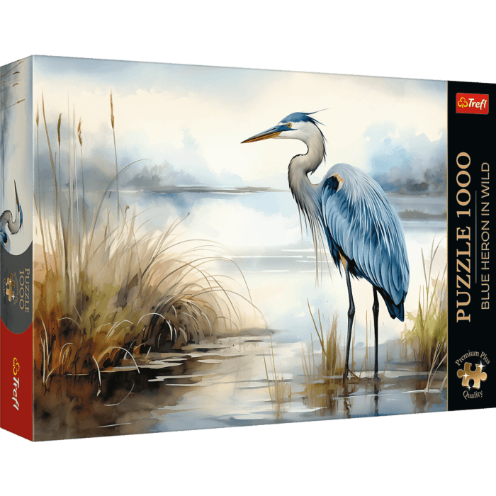 Puzzle Premium Plus Quality 1000 el. Blue Heron in the Wild - opakowanie Puzzle Premium Plus Quality 1000 el. Blue Heron in the Wild - opakowanie