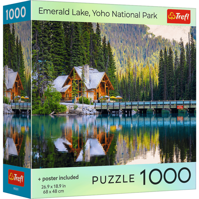 Puzzle 1000 el. USA Collection: Emerald Lake, Yoho National Park - opakowanie
