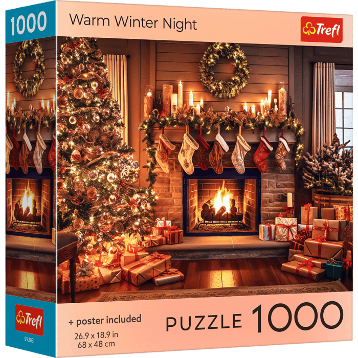 Puzzle 1000 el. USA Collection: Warm Winter Night - opakowanie