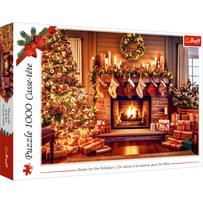 Puzzle 1000 el. XMAS Home for the Holidays - Opakowanie 