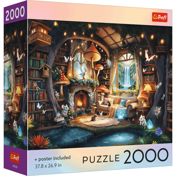 Puzzle 2000 el. USA Collection: Fairy Tale Cottage - opakowanie