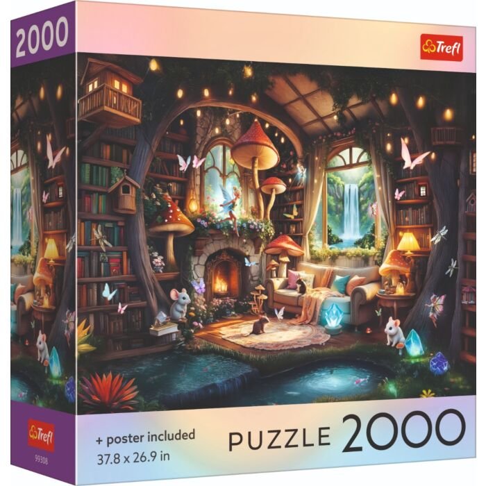 Puzzle 2000 el. USA Collection: Fairy Tale Cottage - opakowanie