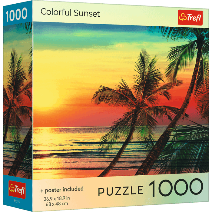 Puzzle 1000 el. USA Collection: Colorful Sunset - opakowanie 