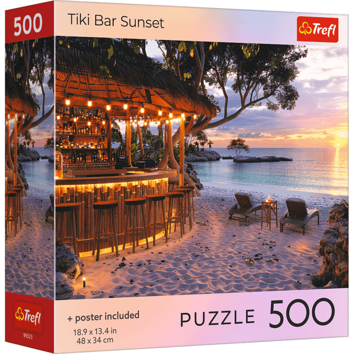 Puzzle 500 el. USA Collection: Tiki Bar Sunset - opakowanie 