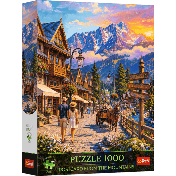 Puzzle Premium Plus Quality 1000 el. Pocztówka z Gór - opakowanie 