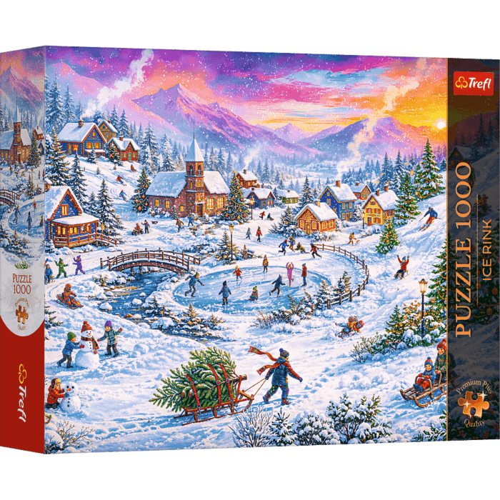 Puzzle Premium Plus Quality 1000 el. Lodowisko - opakowanie 