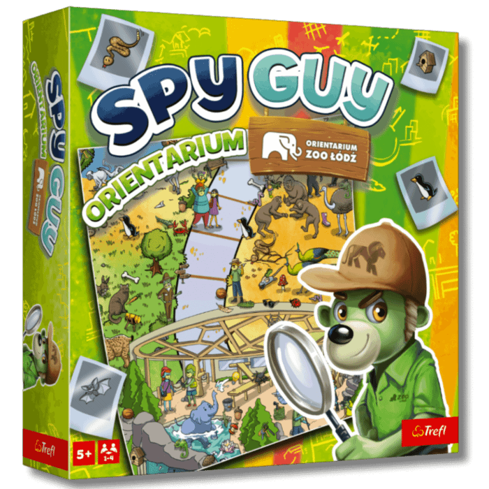 Gra rodzinna Spy Guy ZOO Łódź, Rodzina Treflików - opakowanie Gra rodzinna Spy Guy ZOO Łódź, Rodzina Treflików - opakowanie