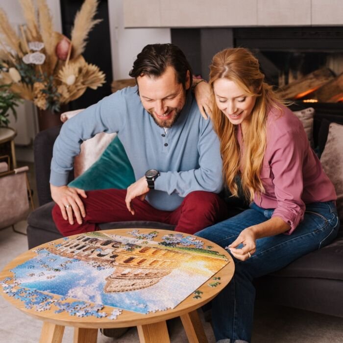 Colloseum, Rome, Italy, Puzzle 1000 elementów od Trefl Prime - zdjęcie 4