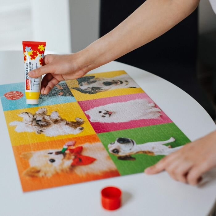 Klejenie puzzli Trefl