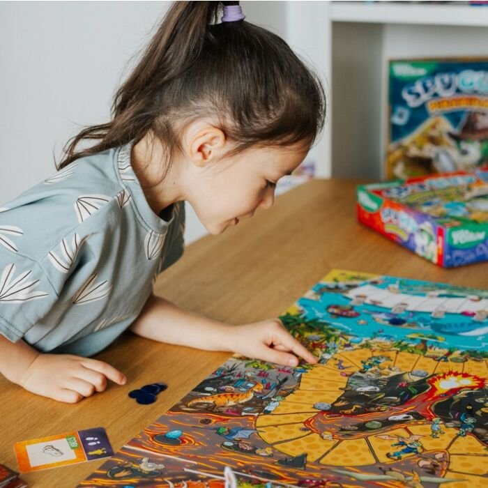 Gra rodzinna Spy Guy Junior Dinozaury - poszukiwanie poszlak