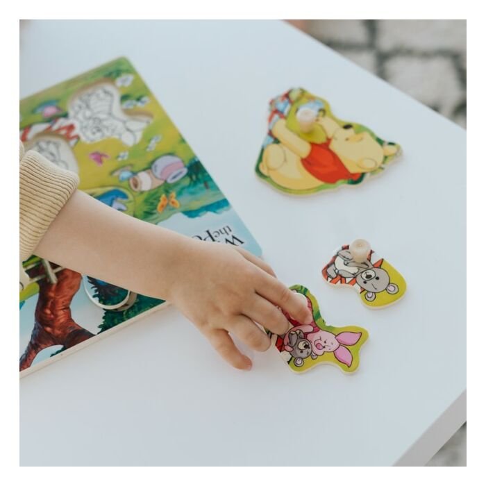 Wooden toy Winnie The Pooh, Puzzle mini