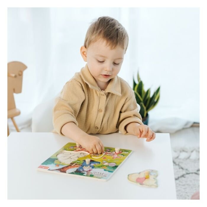 Wooden toy Winnie The Pooh, Puzzle mini