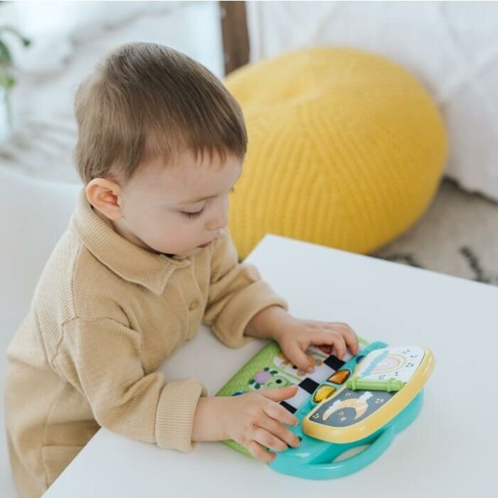 Zabawka interaktywna VTech Słoneczne Pianinko - chłopiec z zabawką