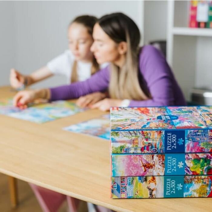 Puzzle 2x500 el. Idyllic life