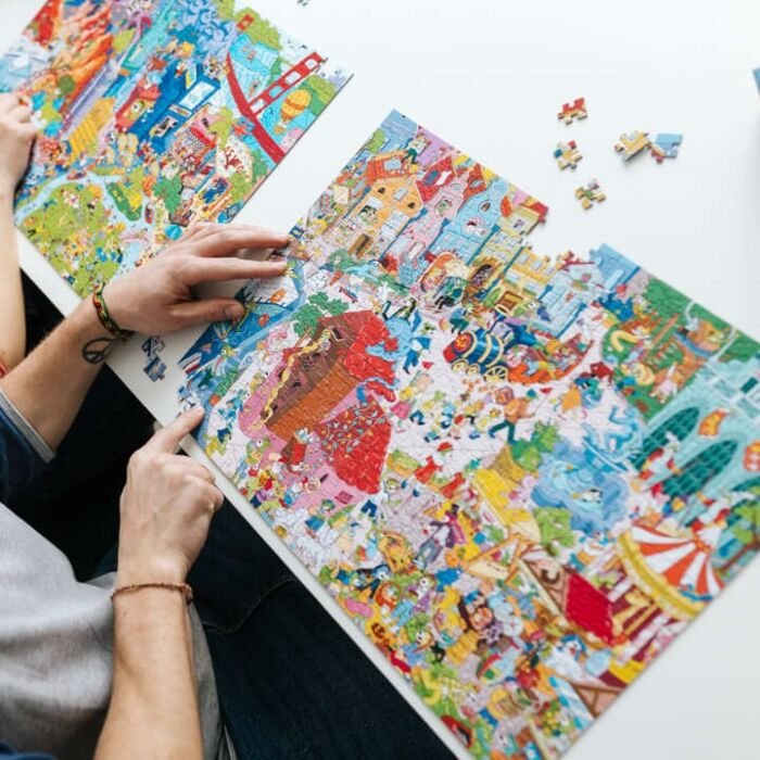 Trefl Puzzle Spy Guy Lost Items – 500 Teile Europa-Motiv, Suchspiel Für Detektive Ab 10 Jahren