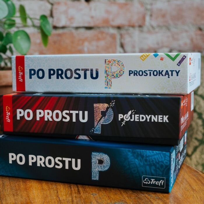 3 rodzaje gry Po Prostu P od Trefl 