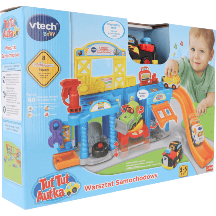 Warsztat Samochodowy - interaktywna zabawka z serii Tut Tut Autka marki VTech