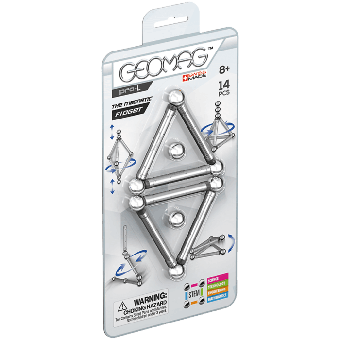 Geomag | Pro-L Fidget Blister - klocki magnetyczne 14 el. | zdjęcie 1