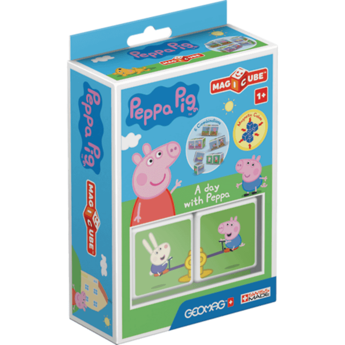 Geomag | MagiCube Peppa Pig - Dzień z Peppą - klocki magnetyczne 2 el. | zdjęcie 1 Geomag | MagiCube Peppa Pig - Dzień z Peppą - klocki magnetyczne 2 el. | zdjęcie 1