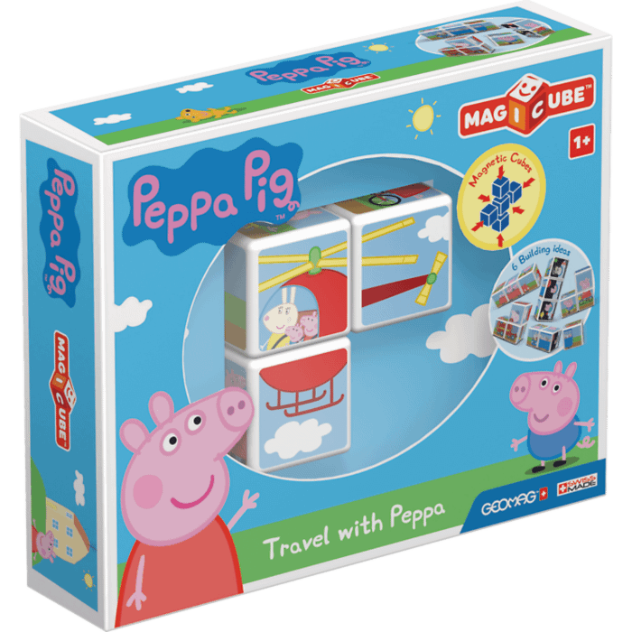Geomag | MagiCube Peppa Pig - Podróż z Peppą - klocki magnetyczne 3 el. | zdjęcie 1 Geomag | MagiCube Peppa Pig - Podróż z Peppą - klocki magnetyczne 3 el. | zdjęcie 1
