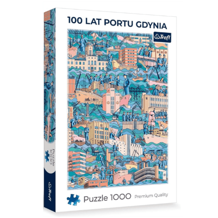 Puzzle 1000 el. Port Gdynia - opakowanie Puzzle 1000 el. Port Gdynia - opakowanie