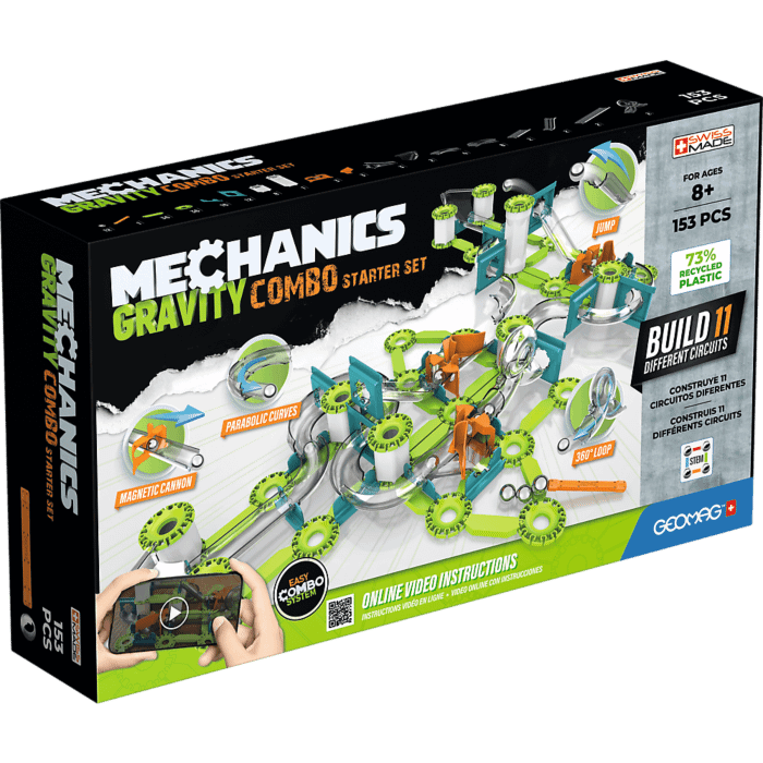 Przód opakowania klocków Geomag - Mechanics Gravity RE Combo Starter 153