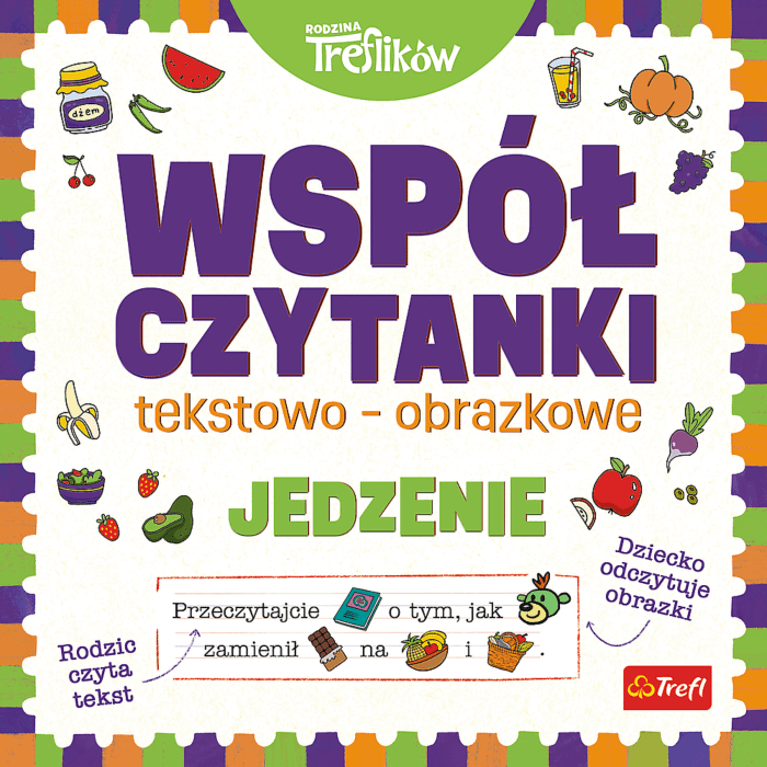 Książka Współczytanki tekstowo-obrazkowe. Jedzenie - przód okładki