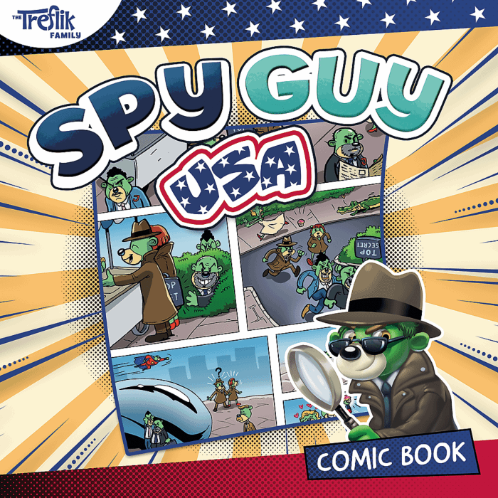 Komiks Spy Guy, USA - okładka Komiks Spy Guy, USA - okładka