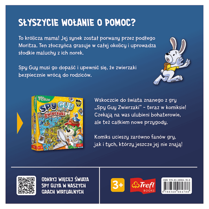 Komiks Spy Guy. Zwierzaki - tył okładki