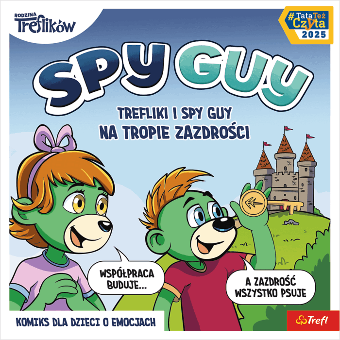 Komiks Spy Guy, Na tropie zazdrości - przód okładki Komiks Spy Guy, Na tropie zazdrości - przód okładki
