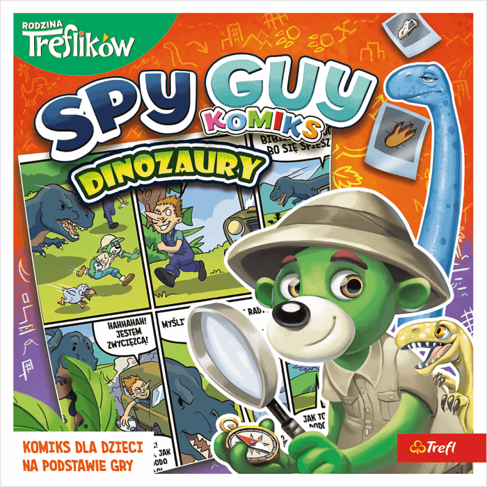 Komiks Spy Guy, Dinozaury