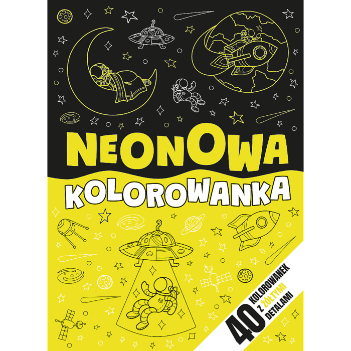 Przód książki - Żółty. Neonowy zawrót głowy Przód książki - Żółty. Neonowy zawrót głowy