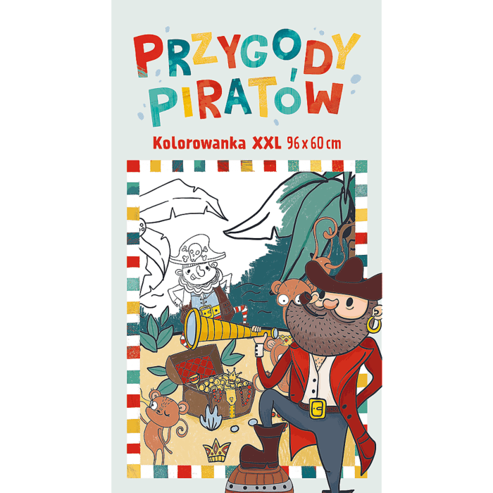 Przygody piratów. Kolorowanka XXL
