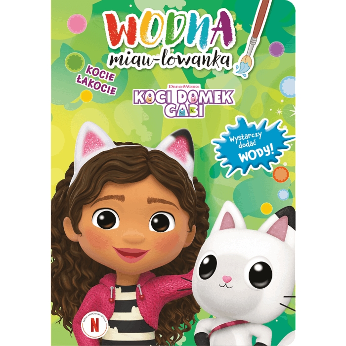 Koci domek Gabi. Kocie łakocie. Wodna miau-lowanka - przód produktu Koci domek Gabi. Kocie łakocie. Wodna miau-lowanka - przód produktu