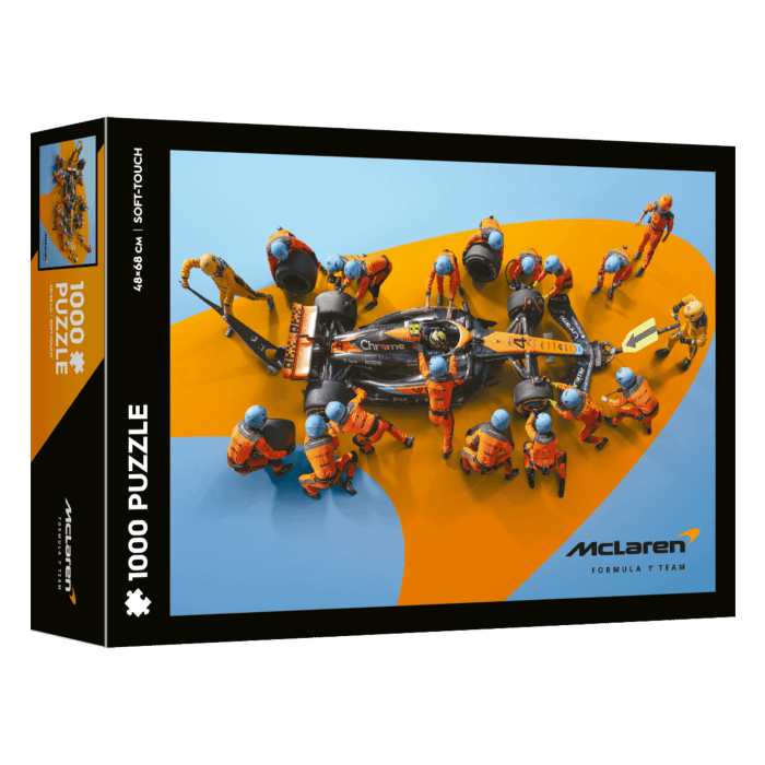 Puzzle 1000 el. soft touch, McLaren, World Record Fastest Pit Stop